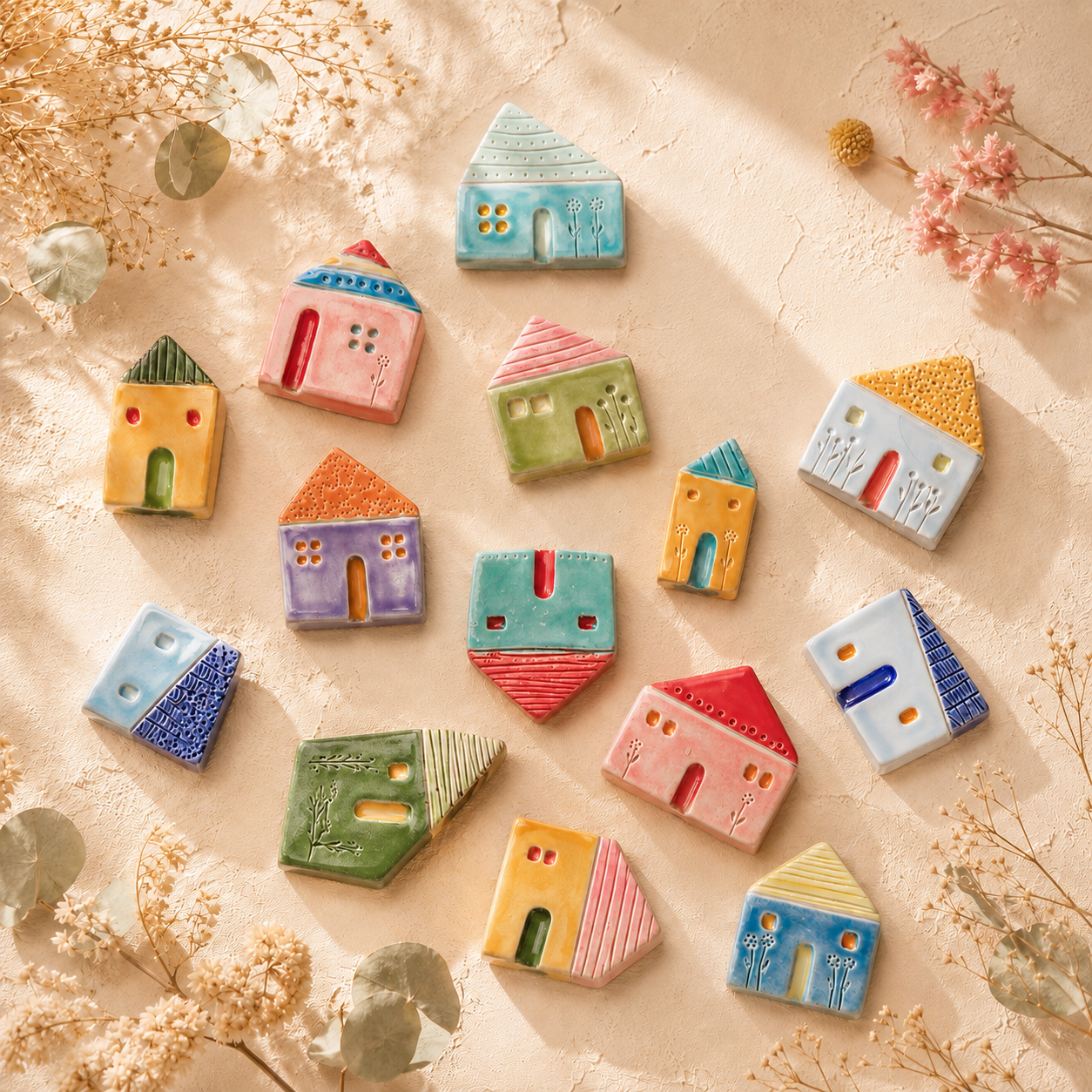 A Home to Carry ceramic house